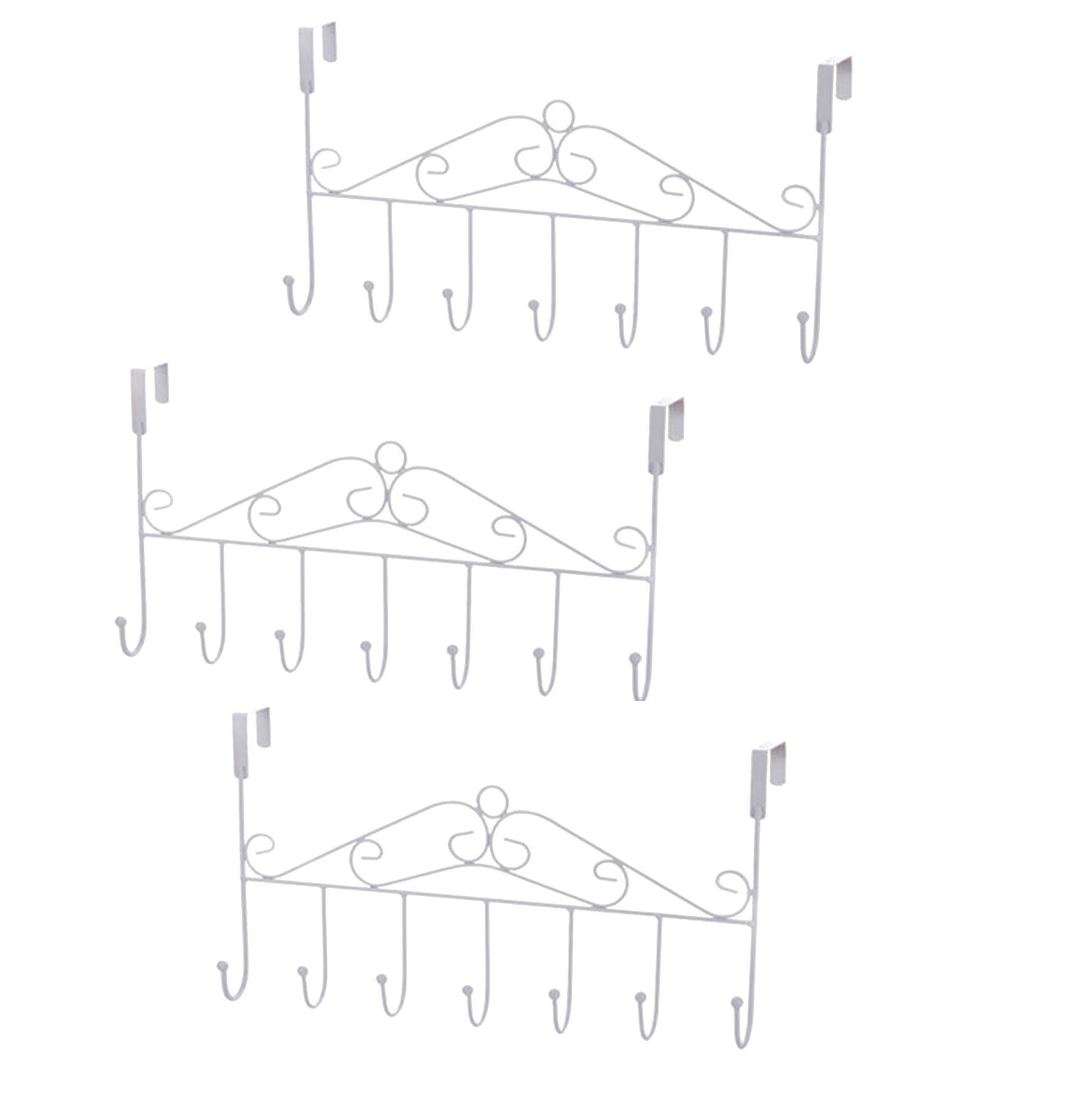 BAYLI Türgarderobe 3er Set Türgarderobe Metall für Montage über der Tür, Kl günstig online kaufen