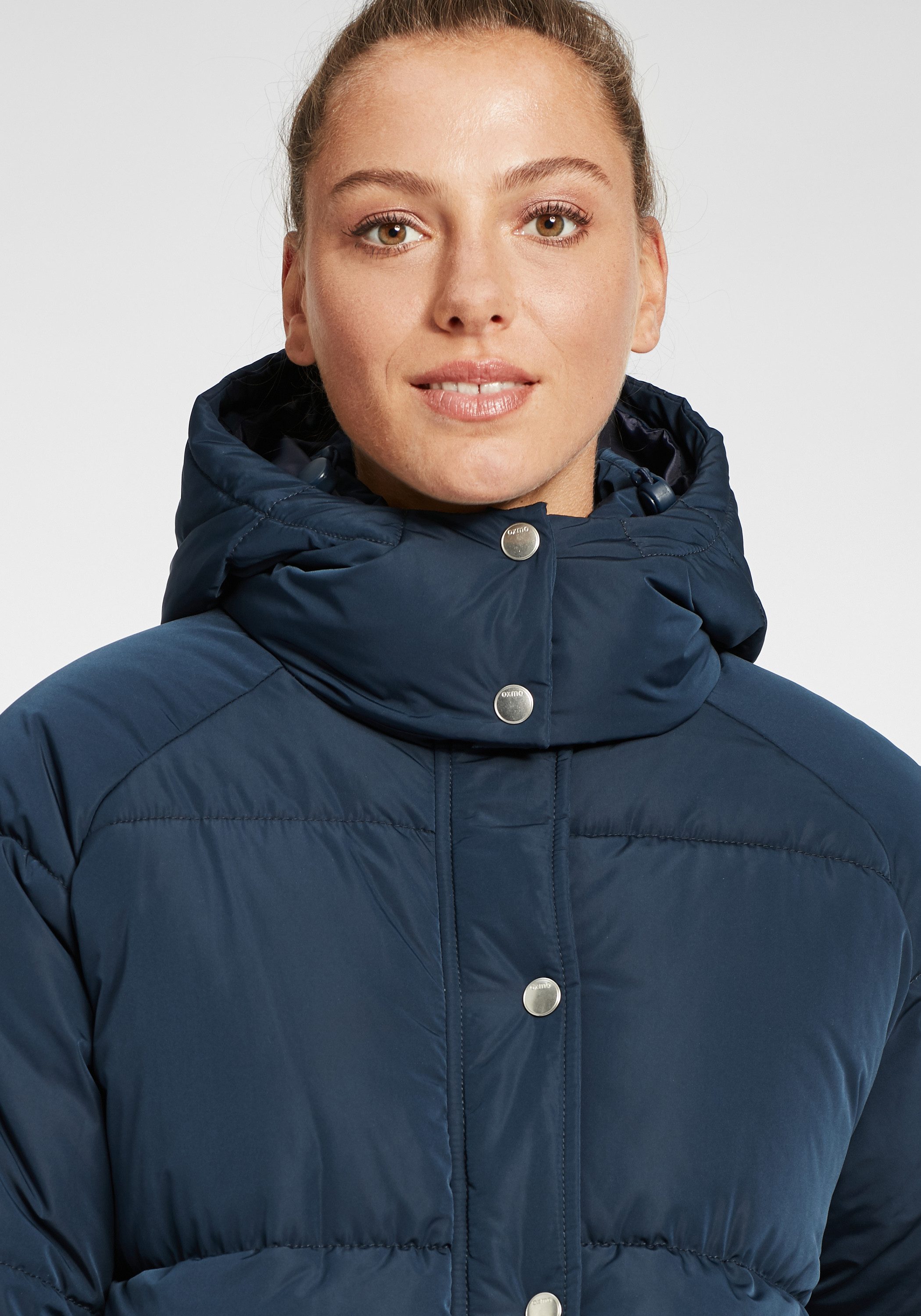 OXMO Wintermantel OXAlba Damen Wintermantel mit Kapuze