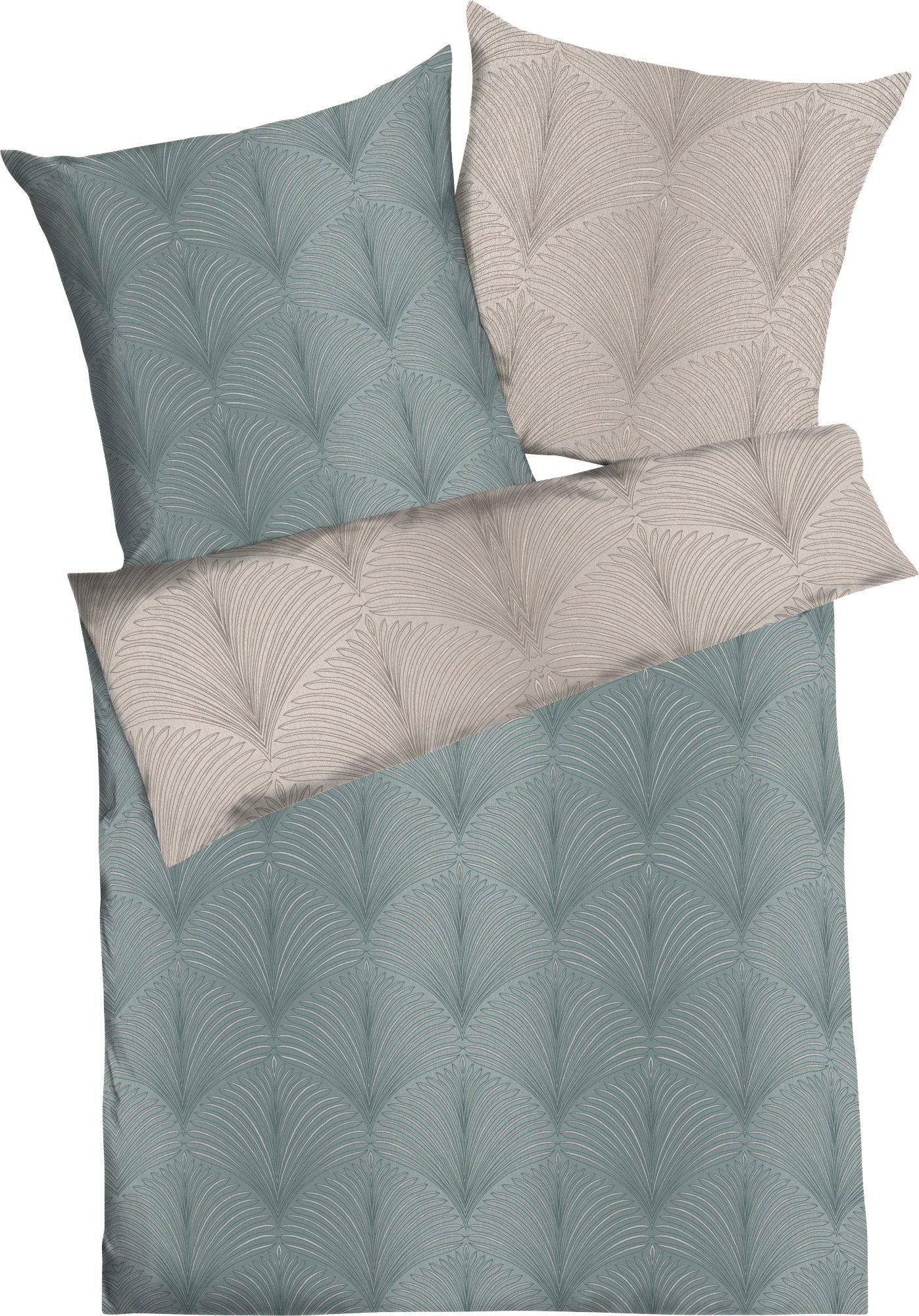 Kaeppel Bettwäsche Wendebettwäsche "Ikone", Biber, Grafik günstig online kaufen