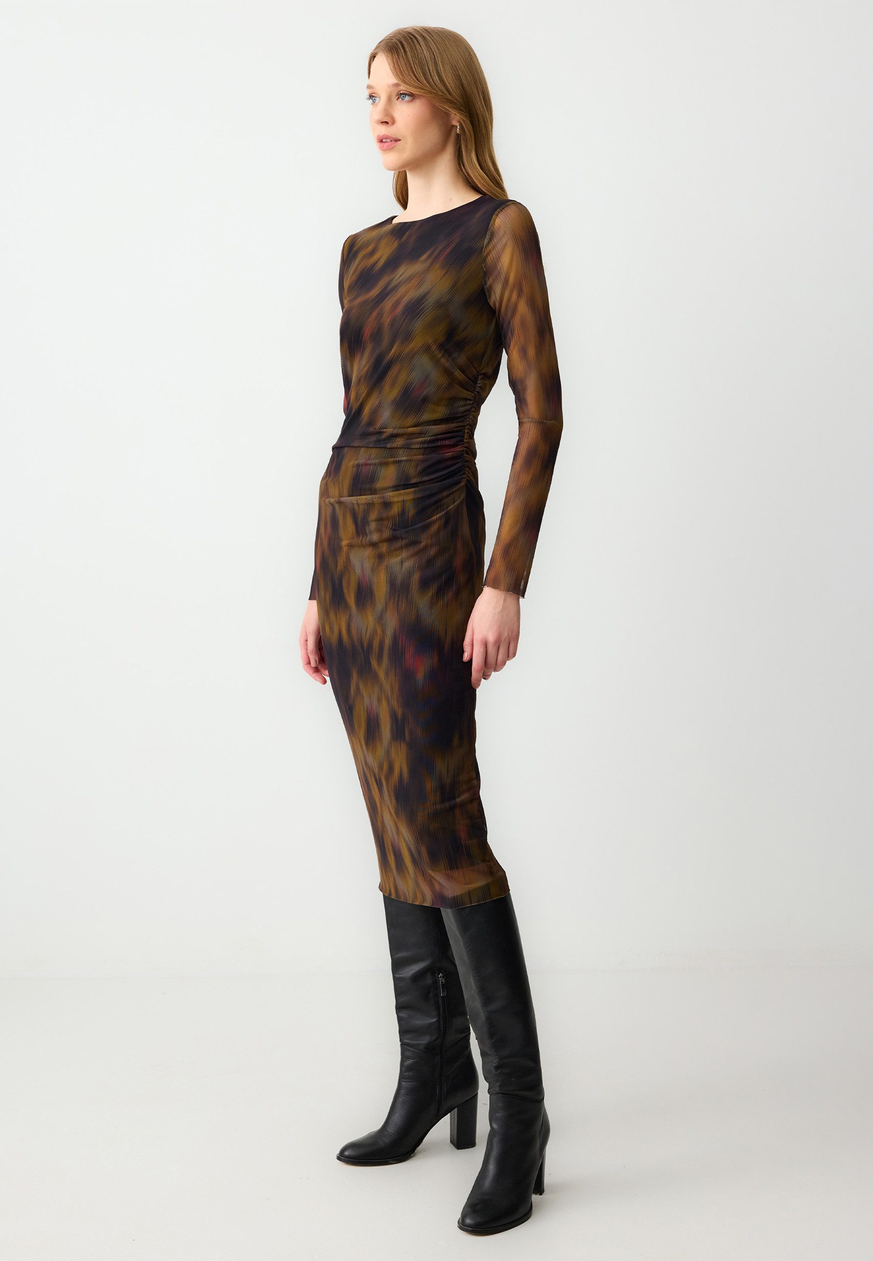 Jimmy Key Midikleid Slim Fit Midi-Strickkleid günstig online kaufen
