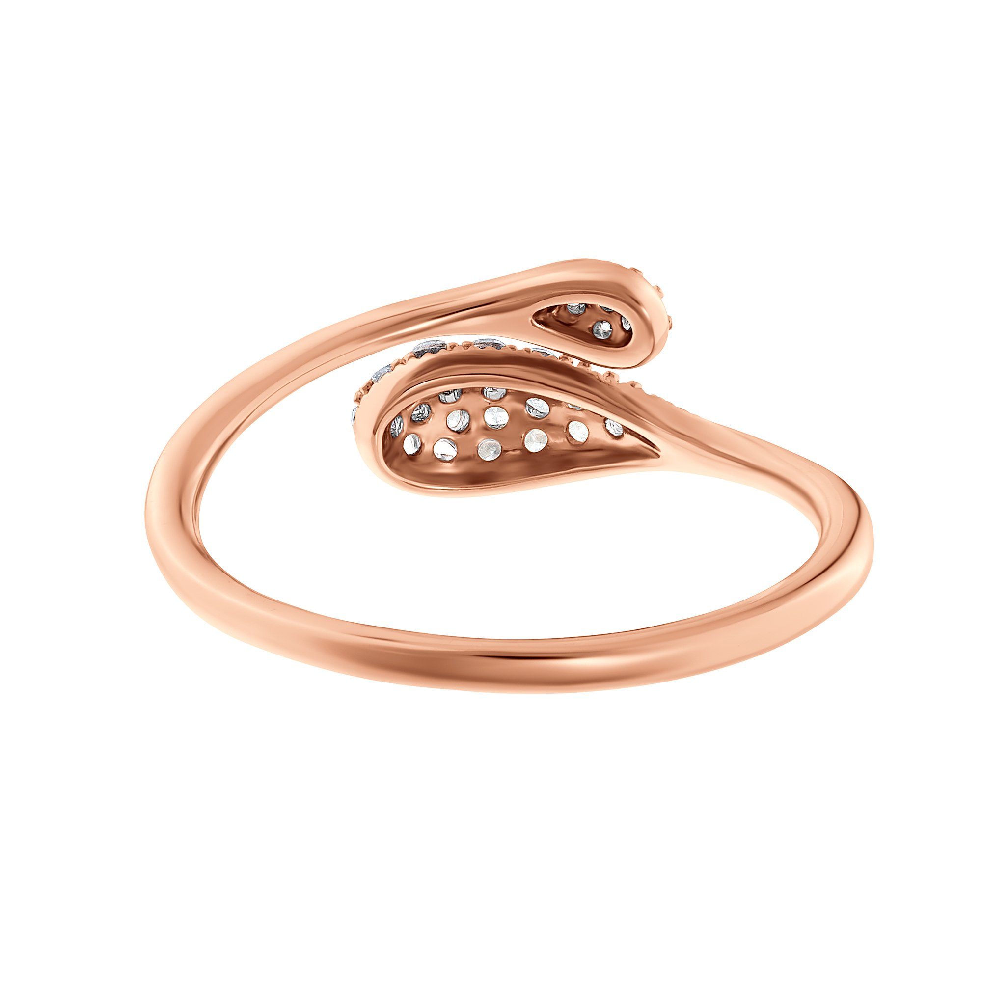 Fingerring für Adeva Heideman 1-tlg., rose inkl. (Ring, Damenring Frauen Geschenkverpackung), goldfarben