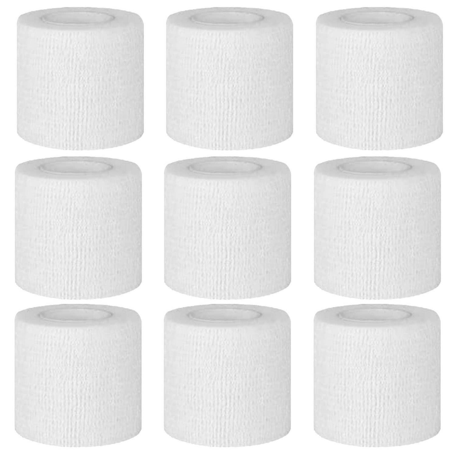 LuxusKollektion Bandagierunterlage Selbstklebender Verband Pferd 9x5cmx4,5m elastisch atmungsaktiv