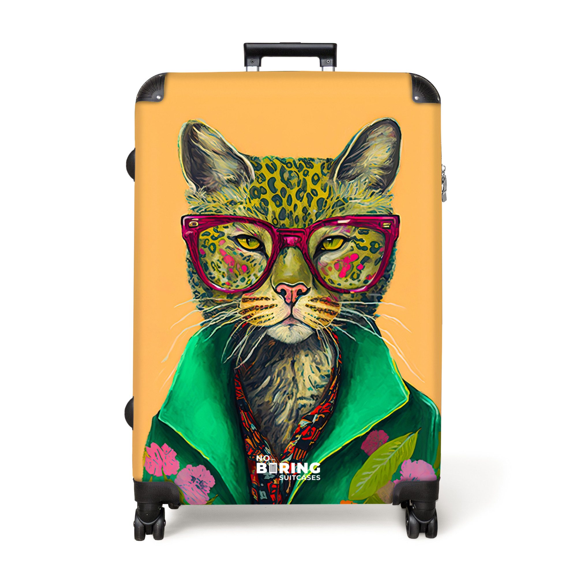 NoBoringSuitcases.com© Hartschalen-Trolley Tiere - Katze - günstig online kaufen