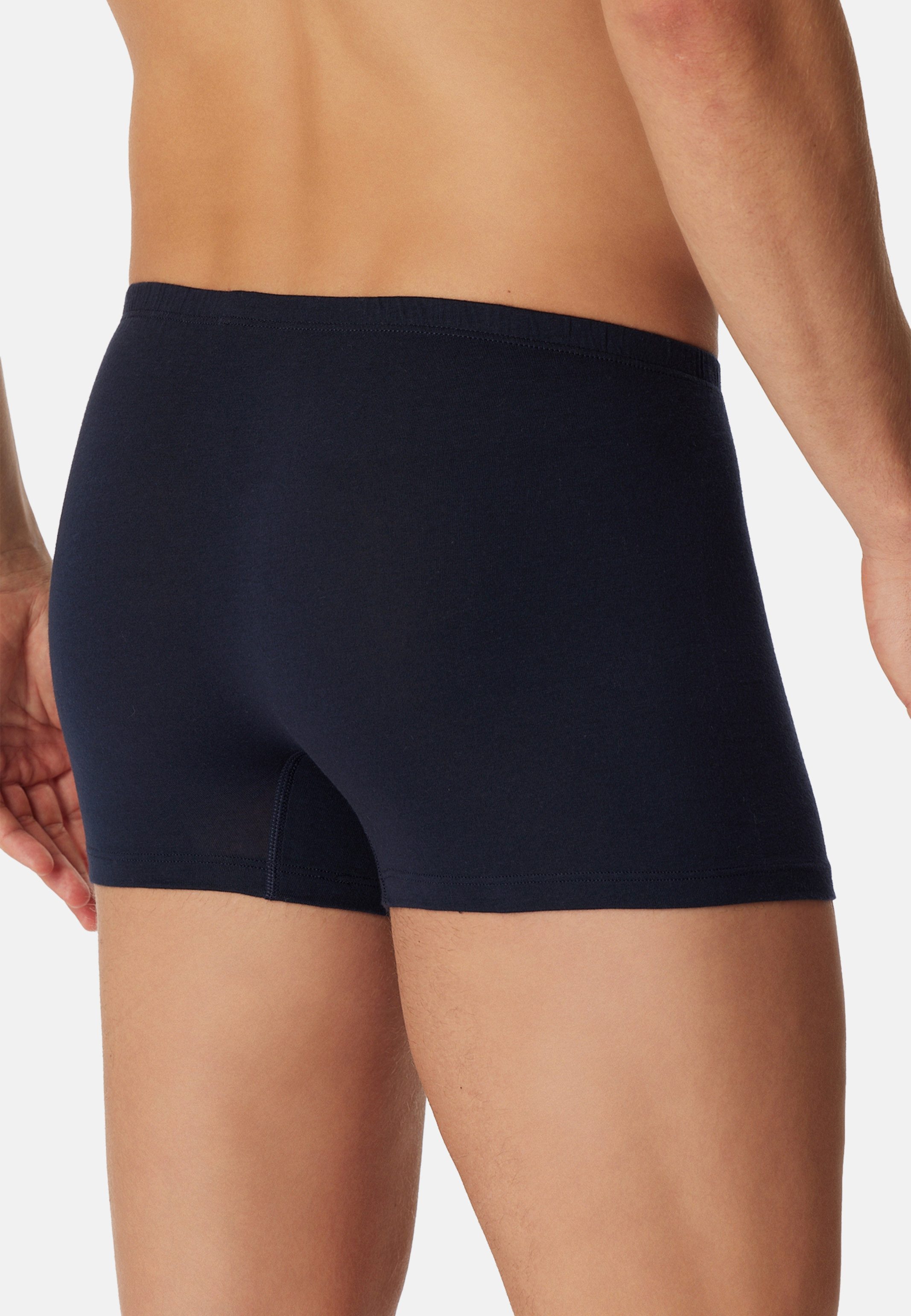 Schiesser Retro Boxer 6er Pack Cotton Essentials (Spar-Set, 6-St) Retro Short / Pant - Baumwolle - ohne Eingriff - Atmungsaktiv