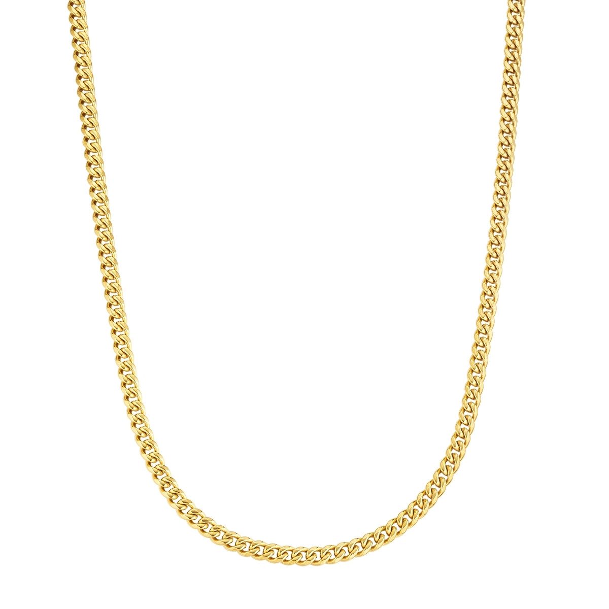 Edelstahlkette gelbgold