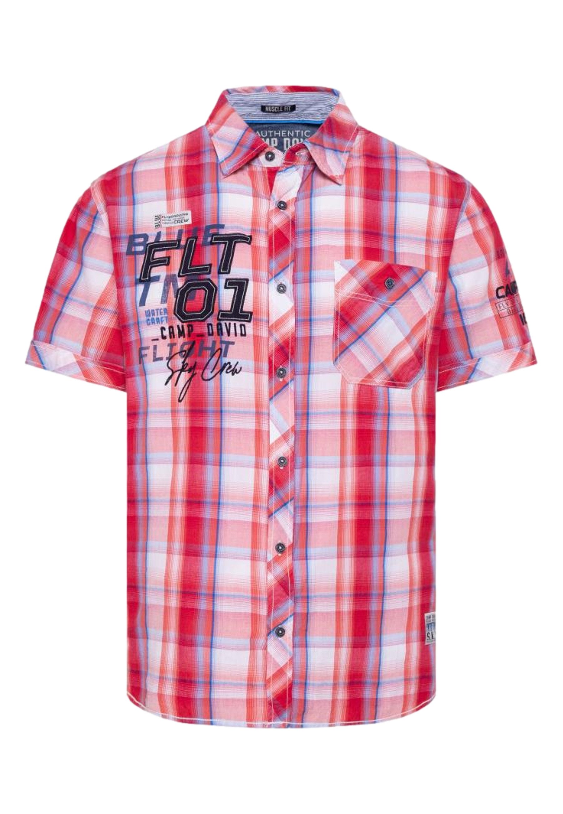 CAMP DAVID Kurzarmhemd Hemd Kurzarmhemd (1-tlg)