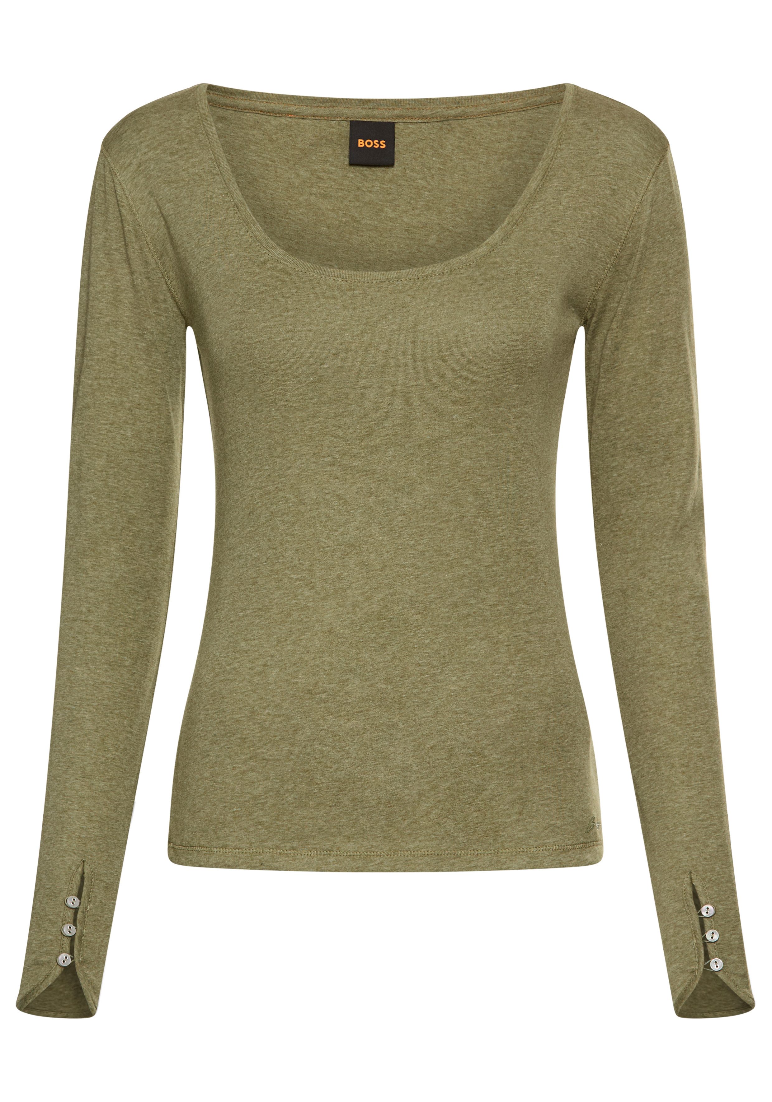 BOSS ORANGE Langarmshirt Edeline Premium Damenmode günstig online kaufen