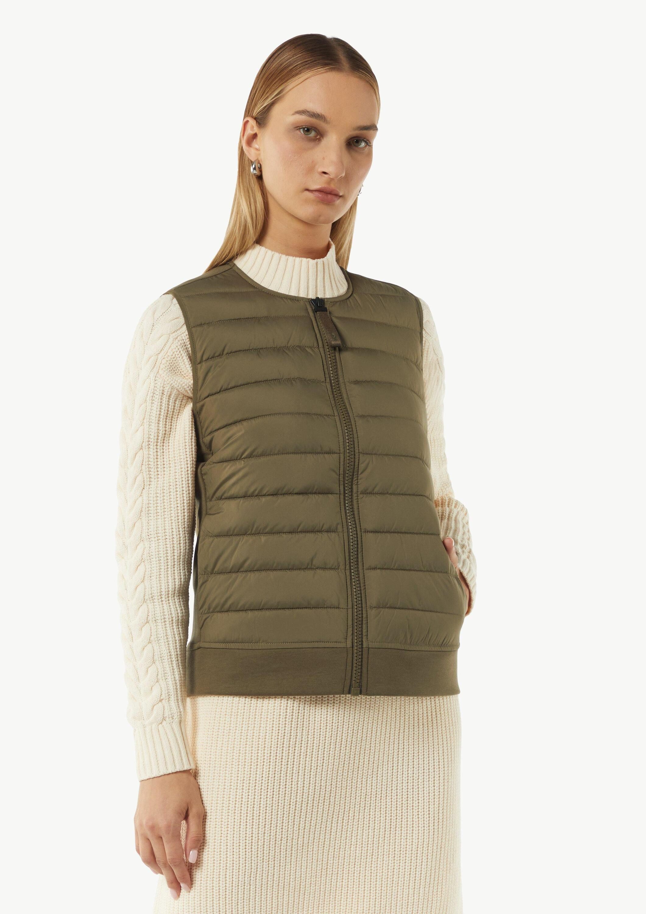 comma Funktionsweste Indoor-Weste Leichte Steppweste im Fabricmix günstig online kaufen