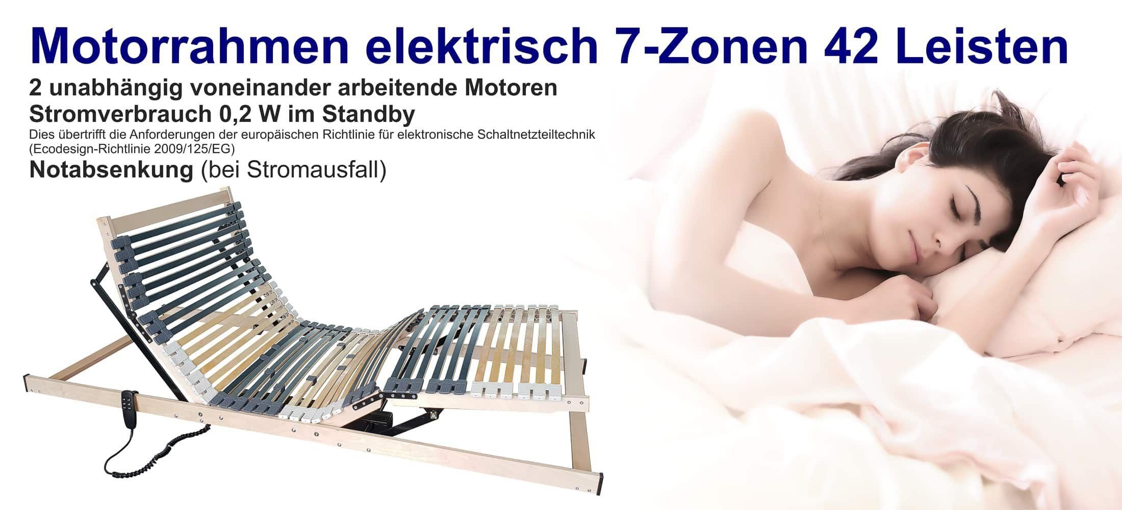 Kopfteil motorisch Matratzen motorisch verstellbar, Motorrahmen Lattenrost Lattenrost Lattenrost Leisten, »elektrischer elektrischer verstellbar, Notabsenkung«, verstellbar, Perfekt, Fußteil 42 Notabsenkung - mit