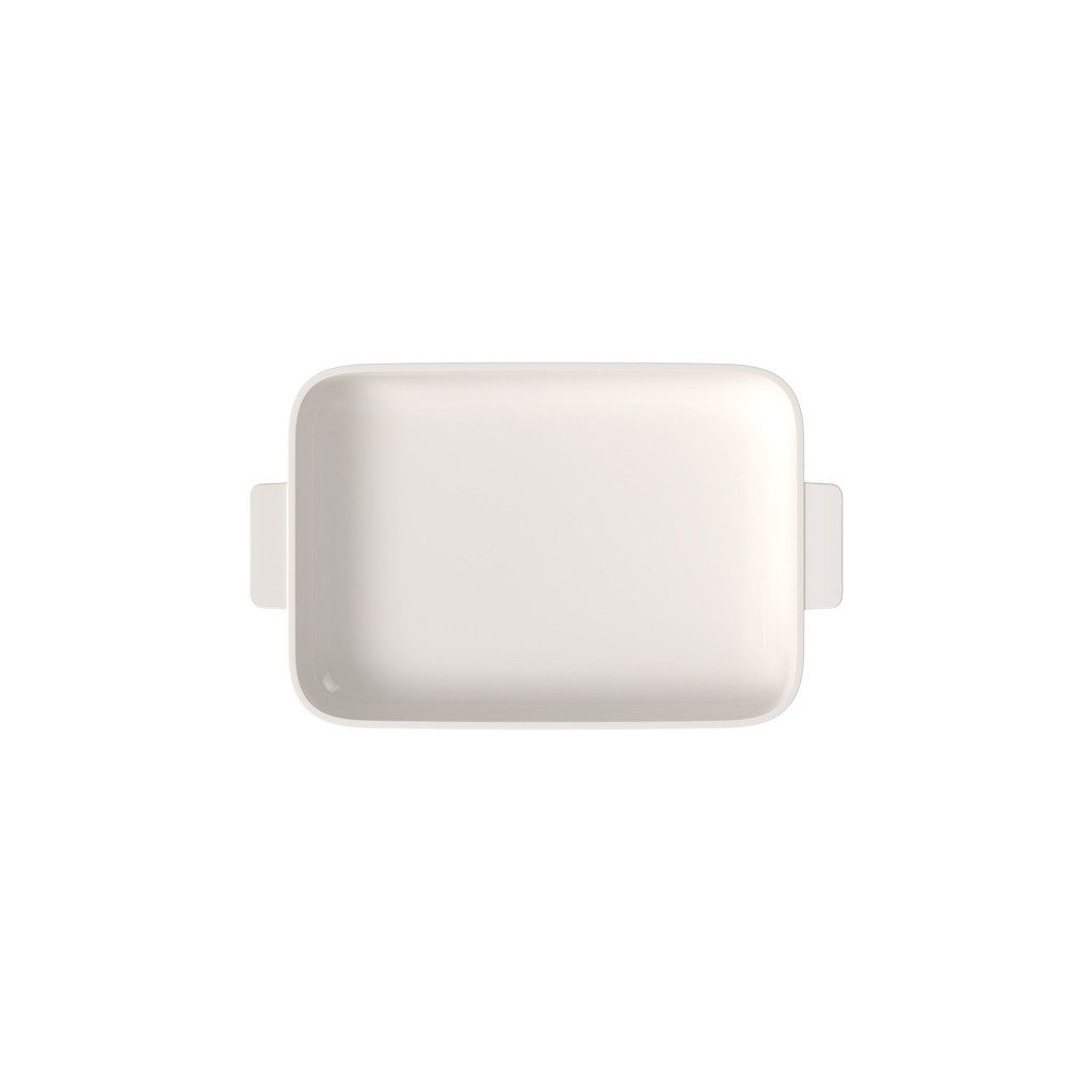 Villeroy & Boch Auflaufform Clever Cooking rechteckige Backform 34 x 24 cm, Porzellan, (1-St), Premium Porcelain, ofen-, mikrow.- & spülm.fest, Made in Germany