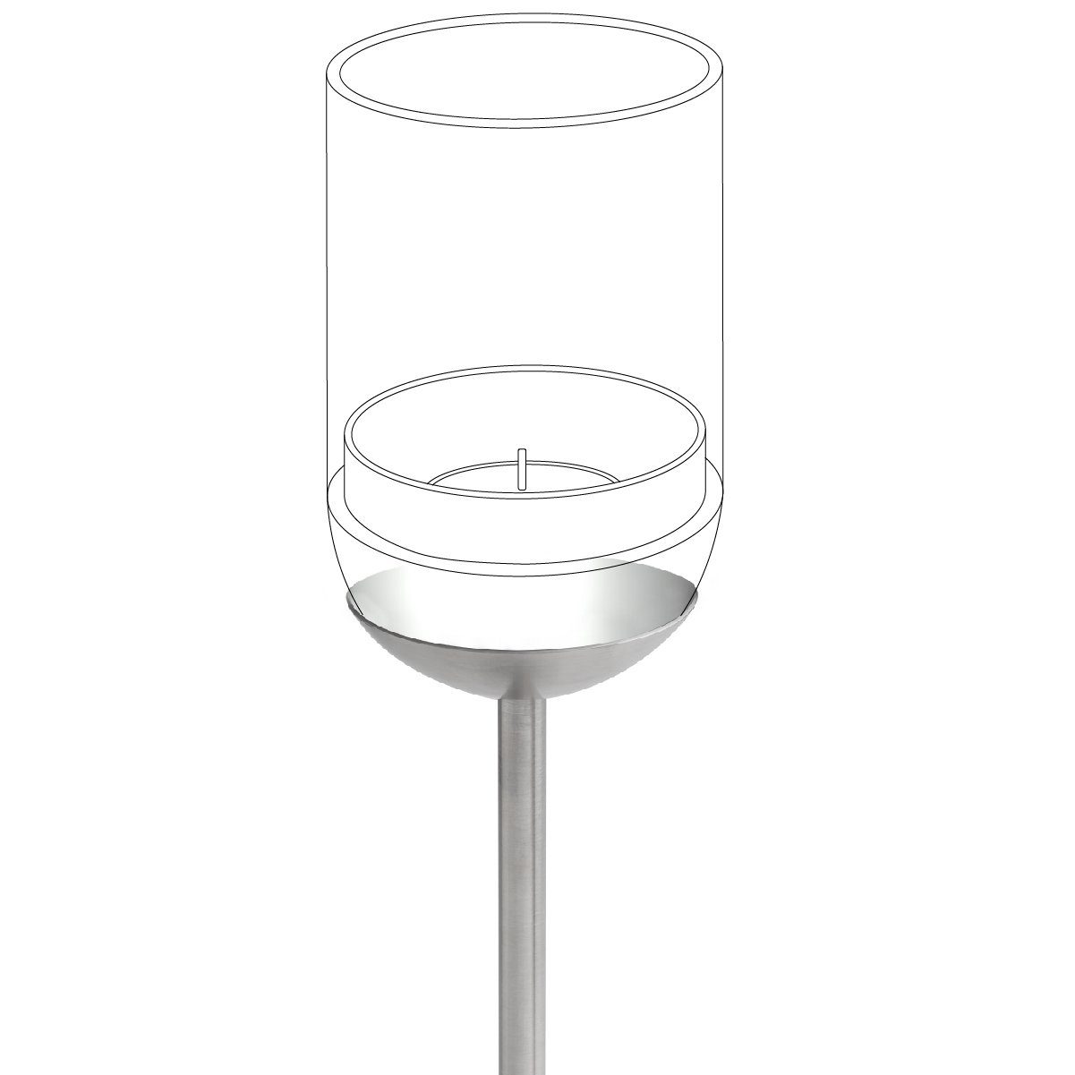 höfats Windlicht GRAVITY CANDLE Stab (Zubehör günstig online kaufen