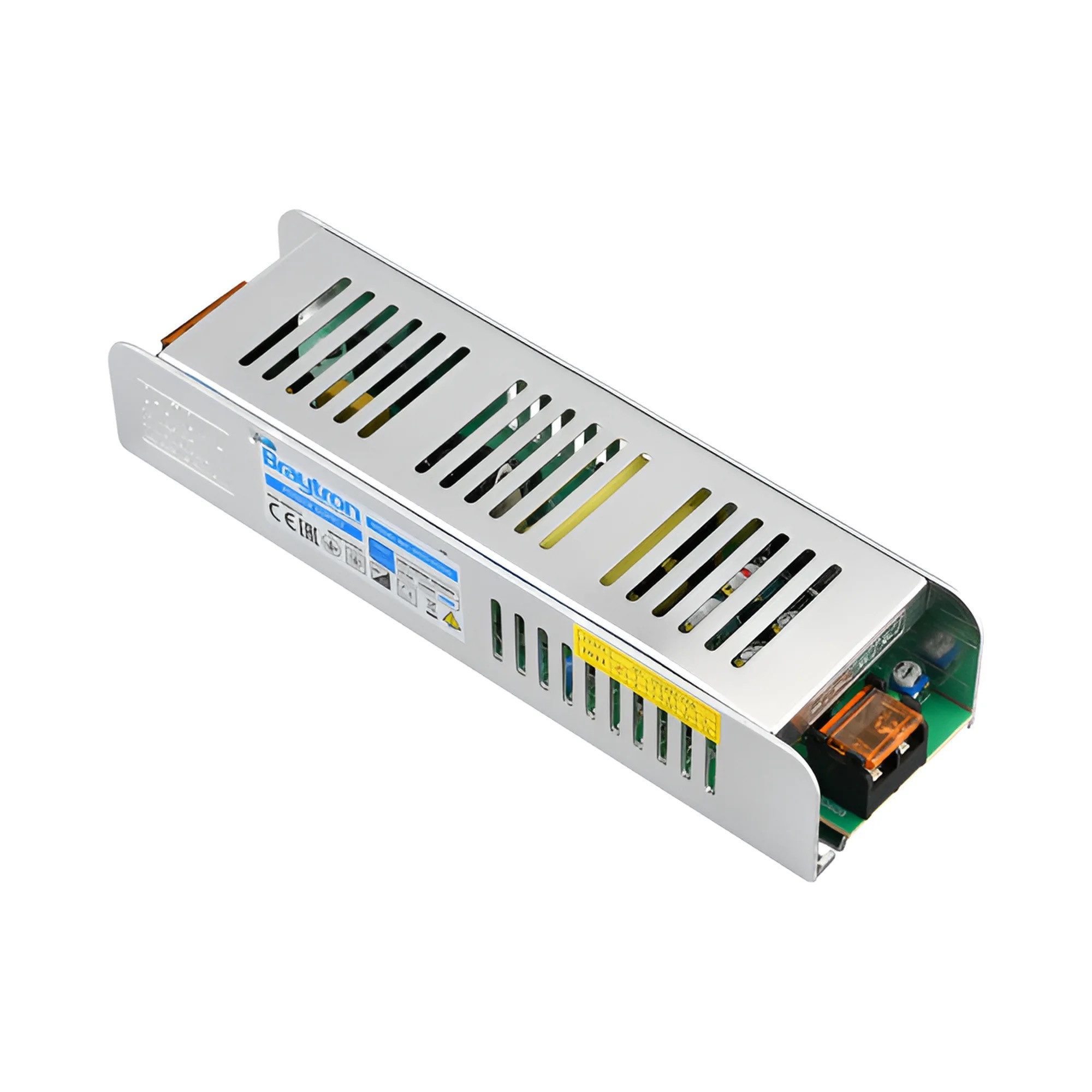 Braytron LED Trafo 24V 100W Netzteil Transformator 230V auf 24V DC LED Trafo (Überlastschutz, Kurzschlussschutz, Klemmanschluss)