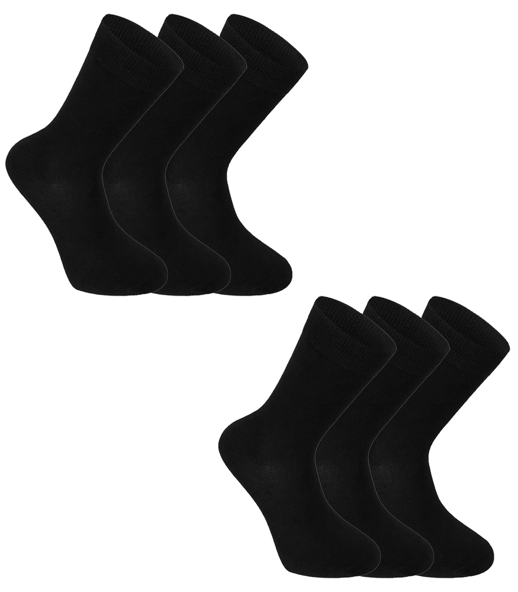 Basicsocken Baxboy Herren und Damen 12-Paar Pack, Komfort Business Socken