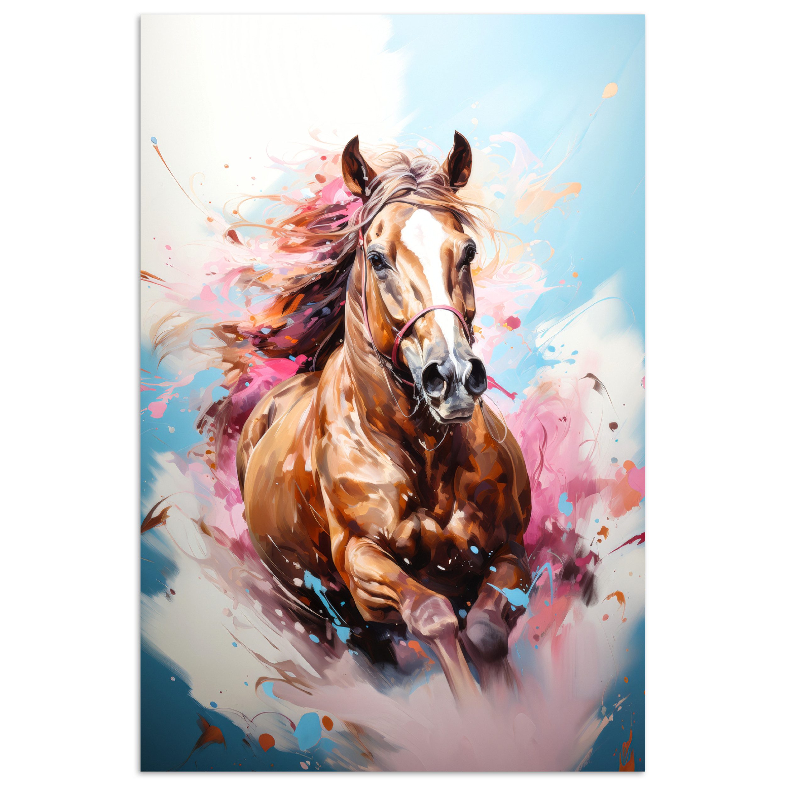 MuchoWow Poster Pferd - Mädchen - günstig online kaufen
