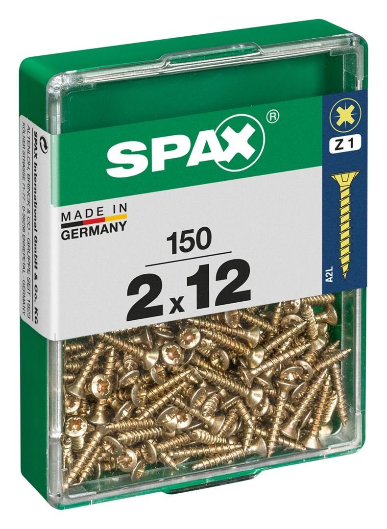 - Holzbauschraube PZ mm 1 x SPAX Universalschrauben 2.0 12 150 Spax
