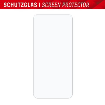 Displex Real Glass + Case für Samsung Galaxy A55 5G, Displayschutzglas, 1 Stück, Bildschirmschutz, Displayschutzfolie,Einfach anbringen,kratz-&stoßfest