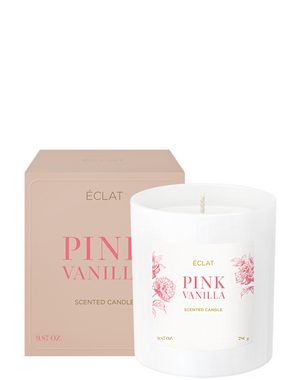ÉCLAT Duftkerze ÉCLAT Pink Vanilla Duftkerze aus Sojawachs, Vegan