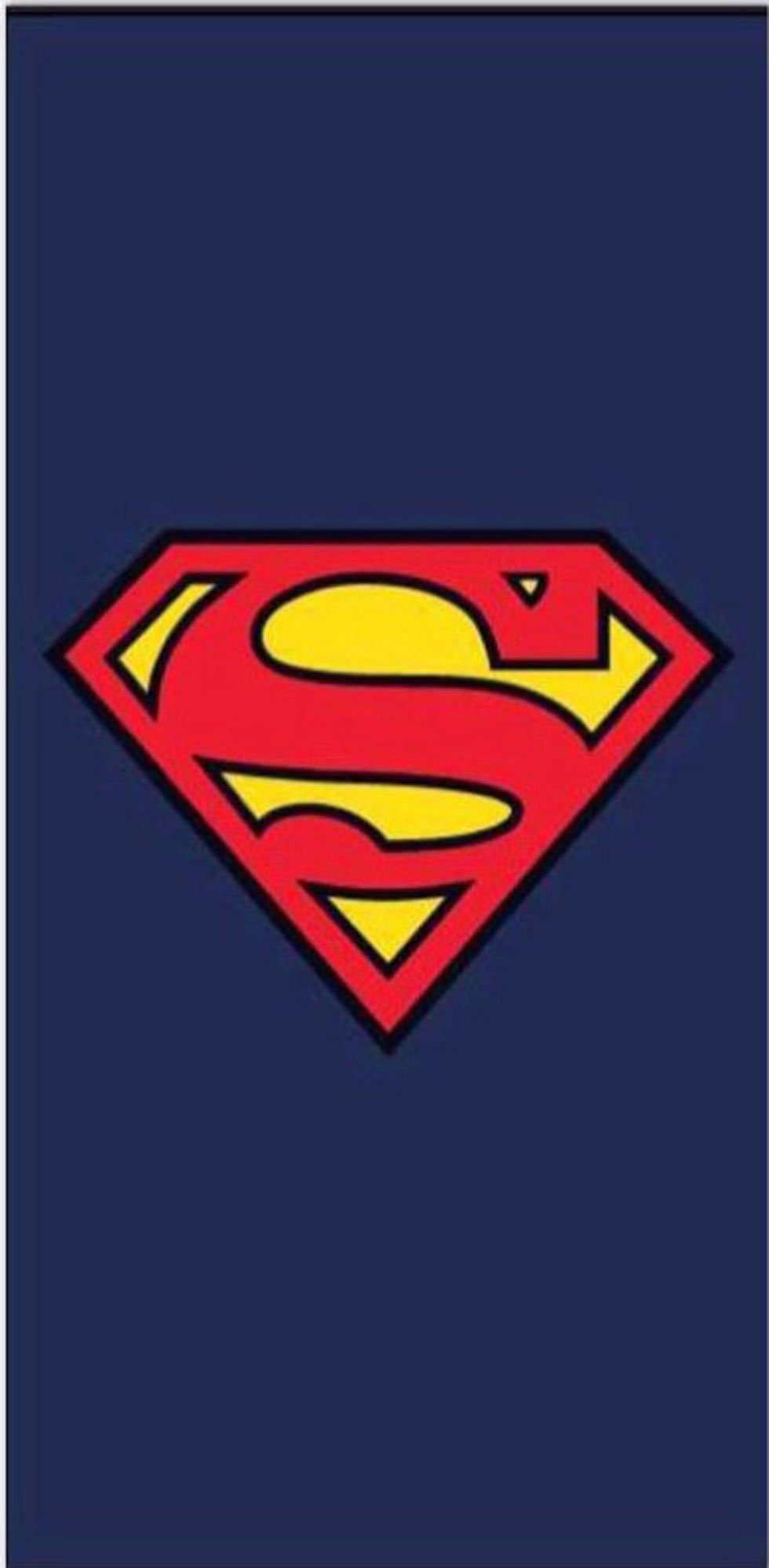 70x140 cm Mikrofaser-Handtuch - Handtuch - empireposter - Logo Superman Strandtuch