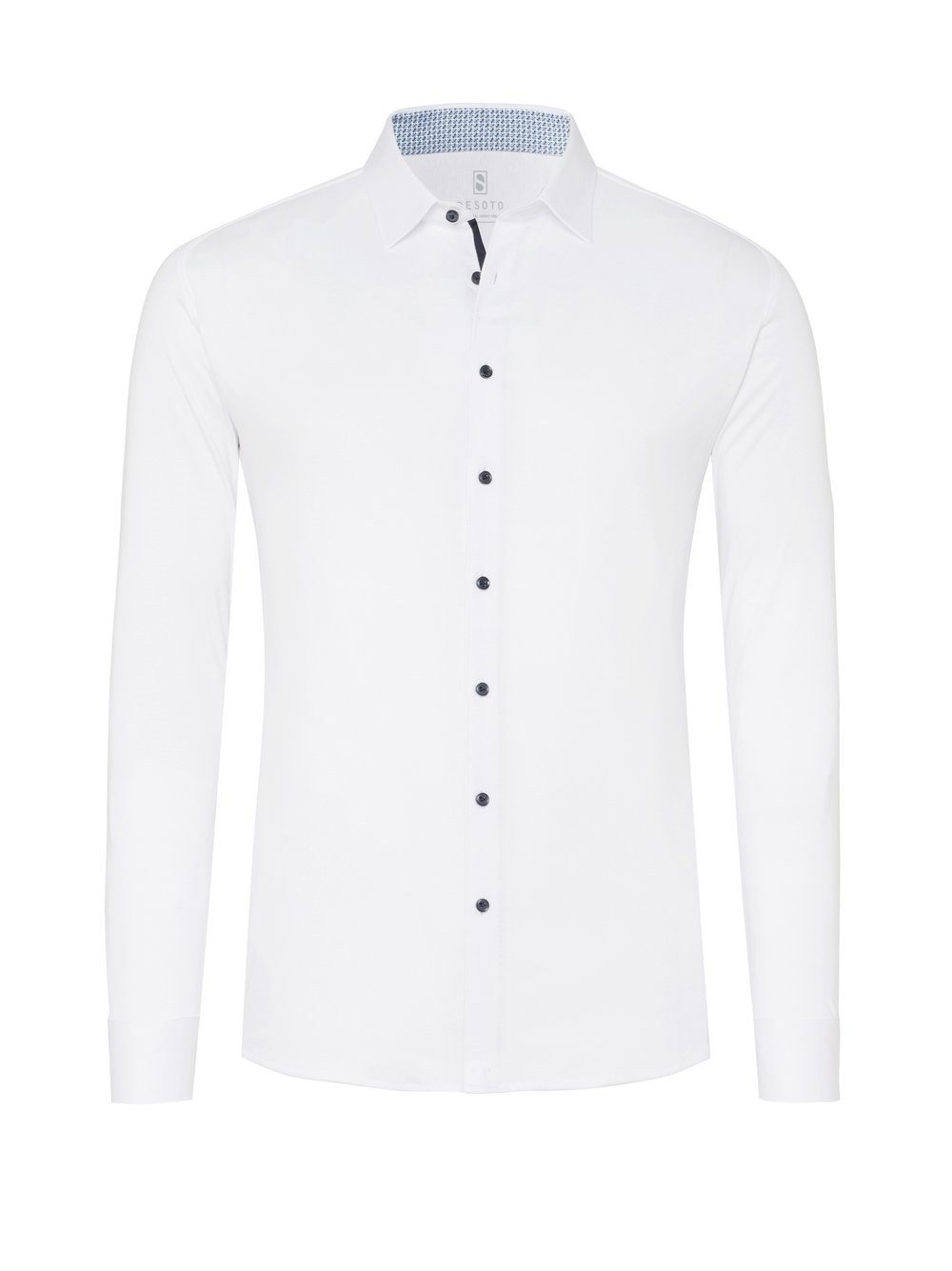 DESOTO Langarmhemd Jerseyhemd Casual Kent – Bild 5 von 5