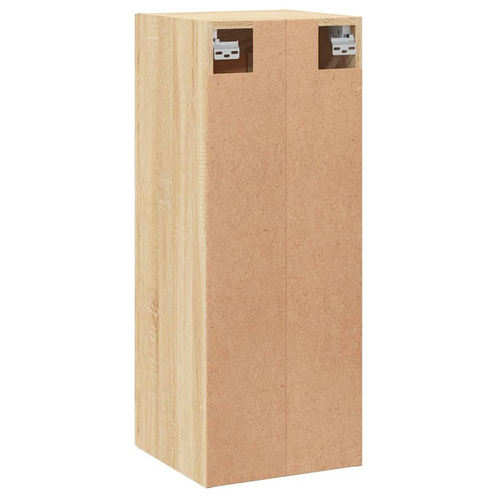 vidaXL Sideboard Wandschrank Sonoma-Eiche Eiche 34,5x34x90 cm Sonoma St) (1 Holzwerkstoff
