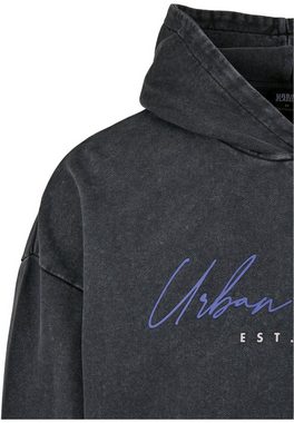 URBAN CLASSICS Kapuzensweatshirt Urban Classics Herren Script Logo Hoody (1-tlg)