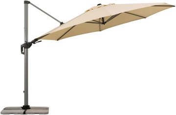 Schneider Schirme Ampelschirm Bermuda, LxB: 410x342 cm, mit Schirmständer, ohne Wegeplatten