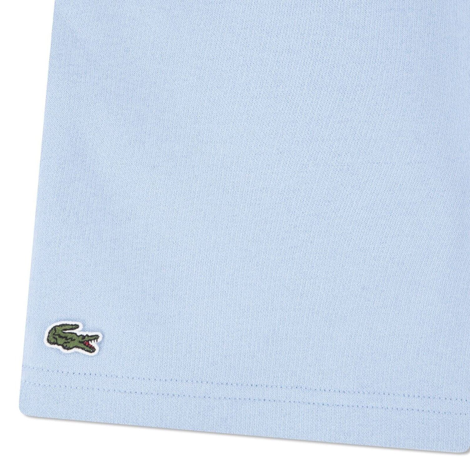 Lacoste Shorts Lacoste Unisex Kinder Shorts aus Fleece in Pastellblau