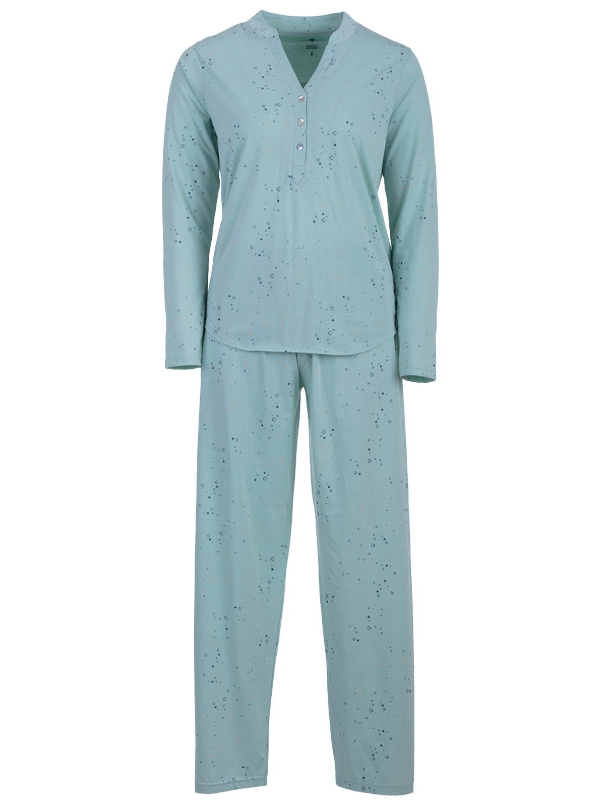 Schlafanzug Pyjama Set Langarm - Sterne