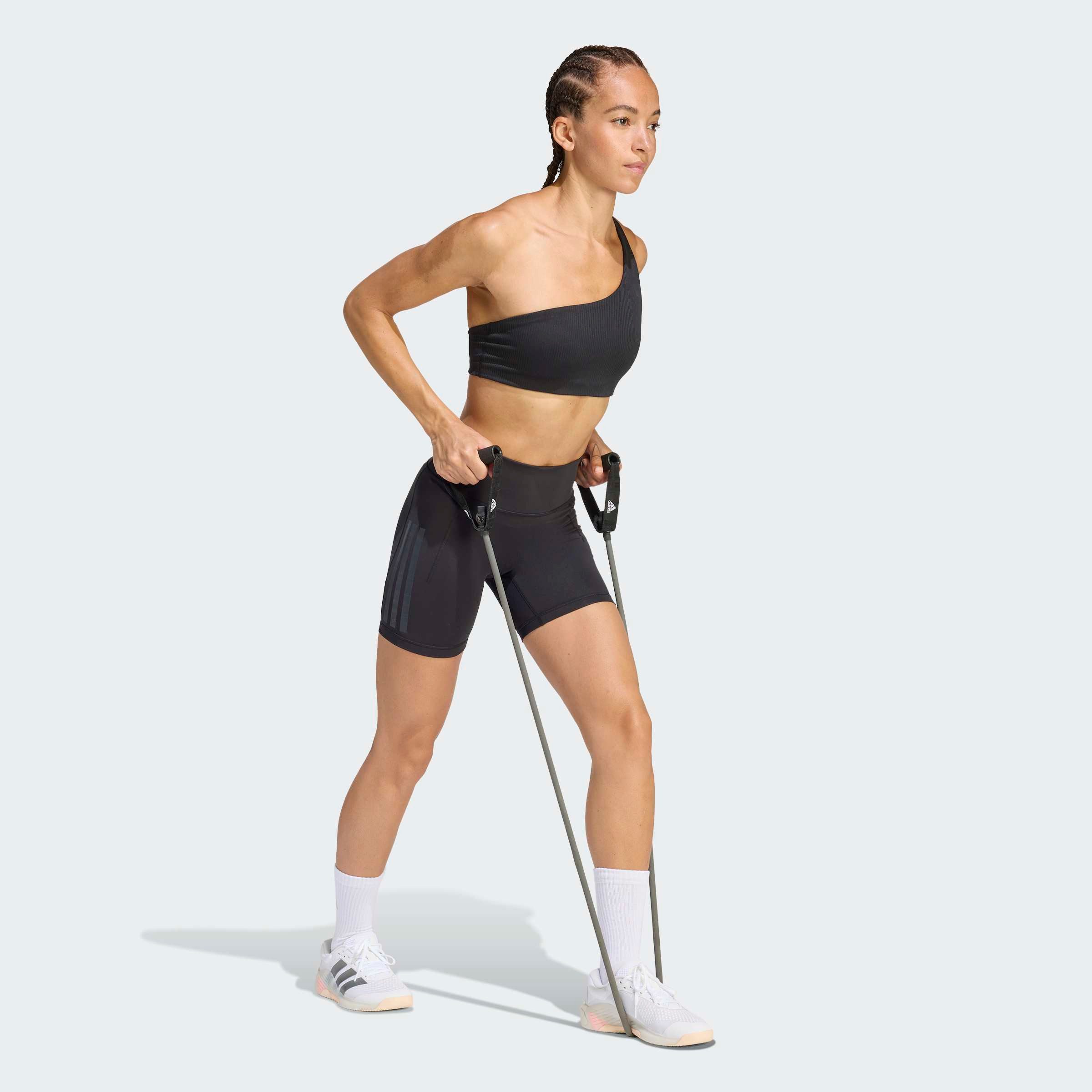 adidas Performance Shorts OPTIME WORKOUT 3-STREIFEN KURZE LEGGINGS – Bild 5 von 5