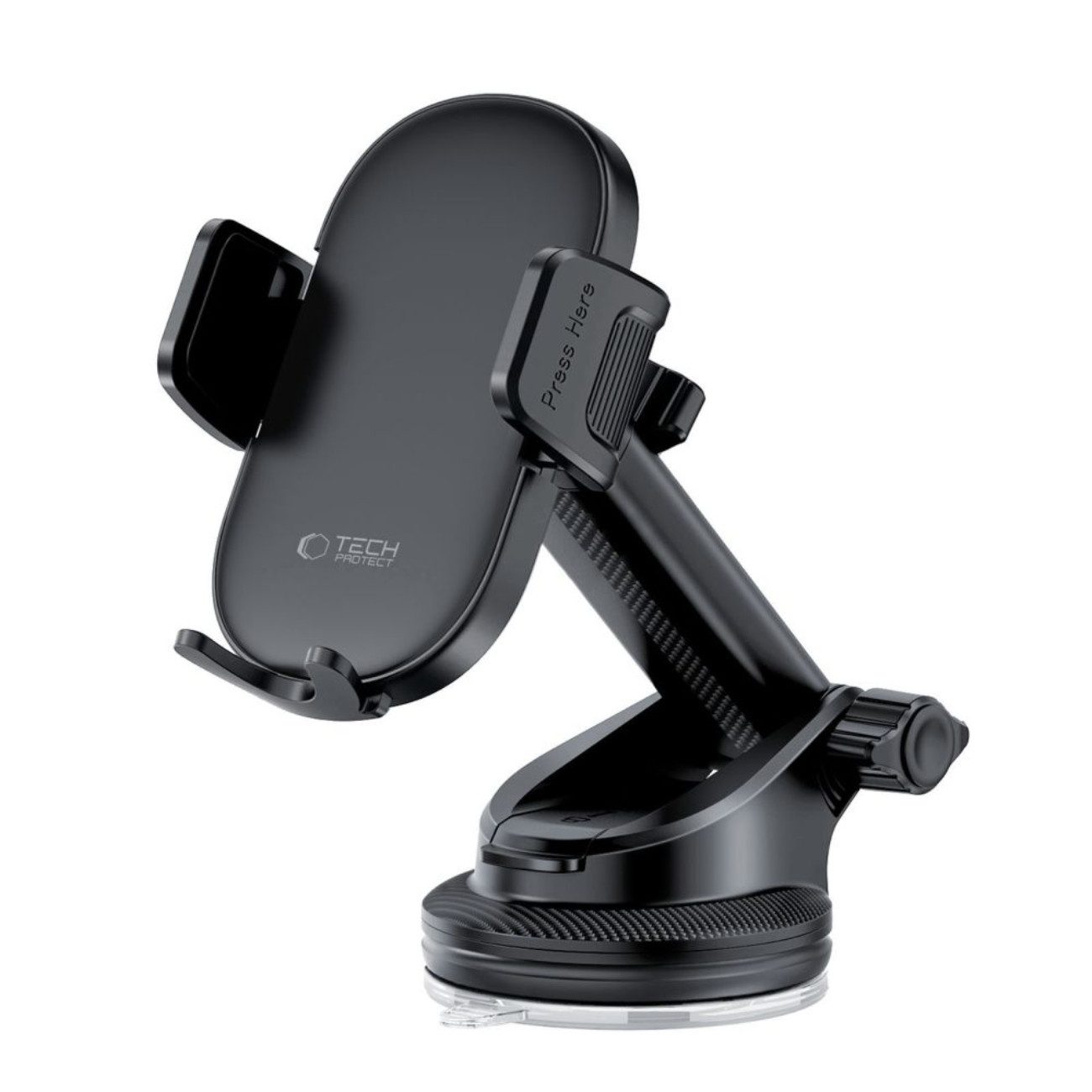 TECH PROTECT Handy-Halterung V7, (bis 7 Zoll, Autotelefonhalter mit zwei Befestigungsadaptern, 3-in-1-Montage für Cockpit, Scheibe oder Lüftungsschlitz)
