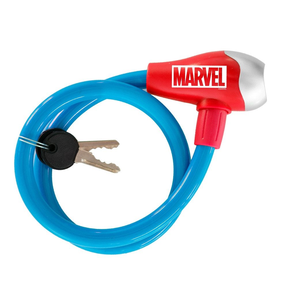 Seven Polska Kabelschloss Disney/Marvel Fahrradschloss, AVENGERS Style, 65cm, Ø 12mm