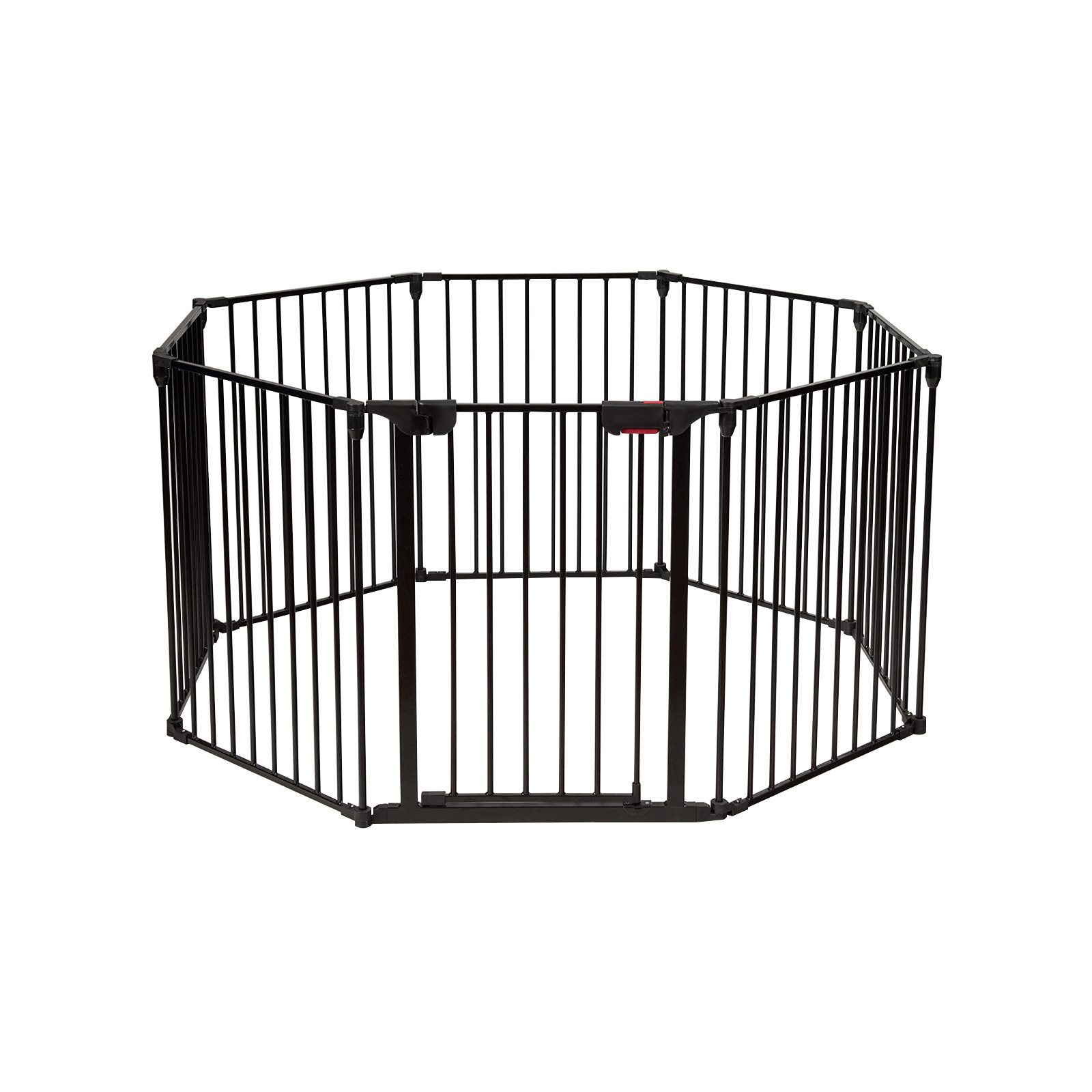 KOMFOTTEU Laufstall Laufgitter, DIY-Freilaufgehege Treppengitter, 500 x 75cm