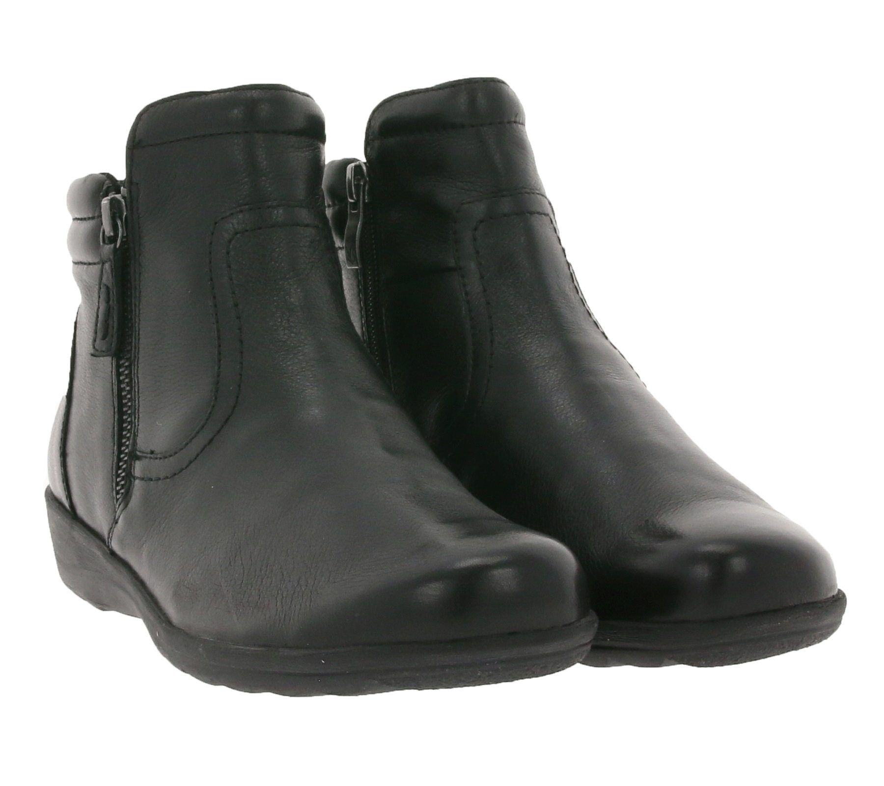 Caprice »CAPRICE Chelsea-Boots zeitlose Damen Echtleder-Stiefeletten mit  Reißverschluss Business-Schuhe Schwarz« Stiefelette online kaufen | OTTO