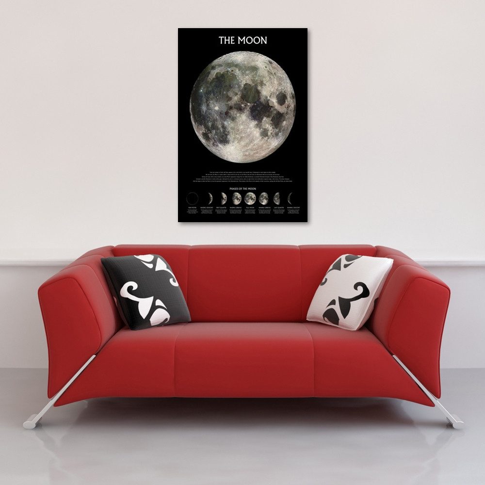 Poster Space And Universe - Poster - Der Mond + Zusatzartikel