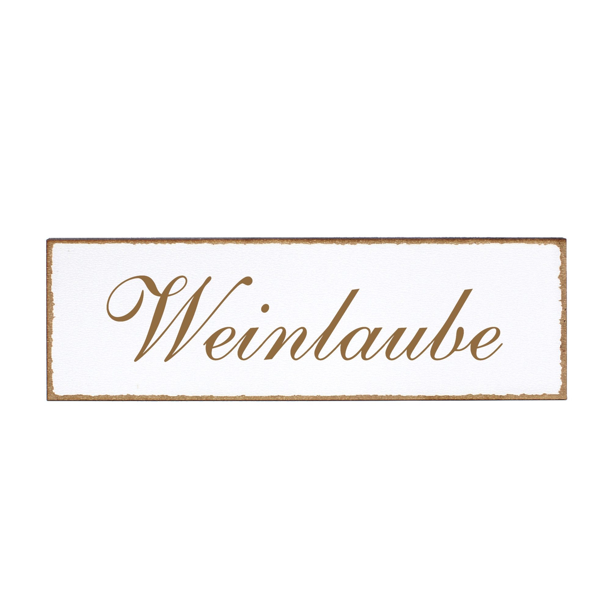 Hinweisschild Türschild - Weinlaube - Schild 150 x 50 mm - Schilder Türschilder