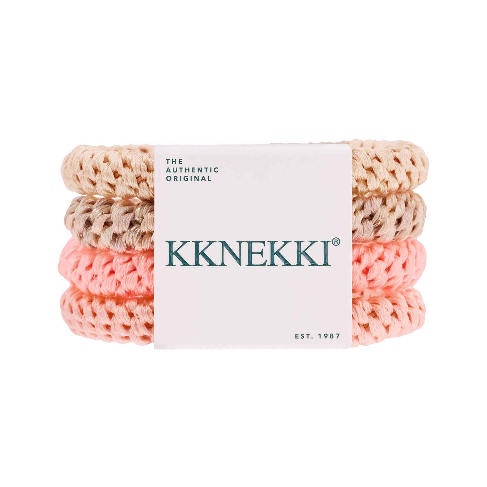 KKNEKKI Haargummi Original Hair Ties - 4er Bundle