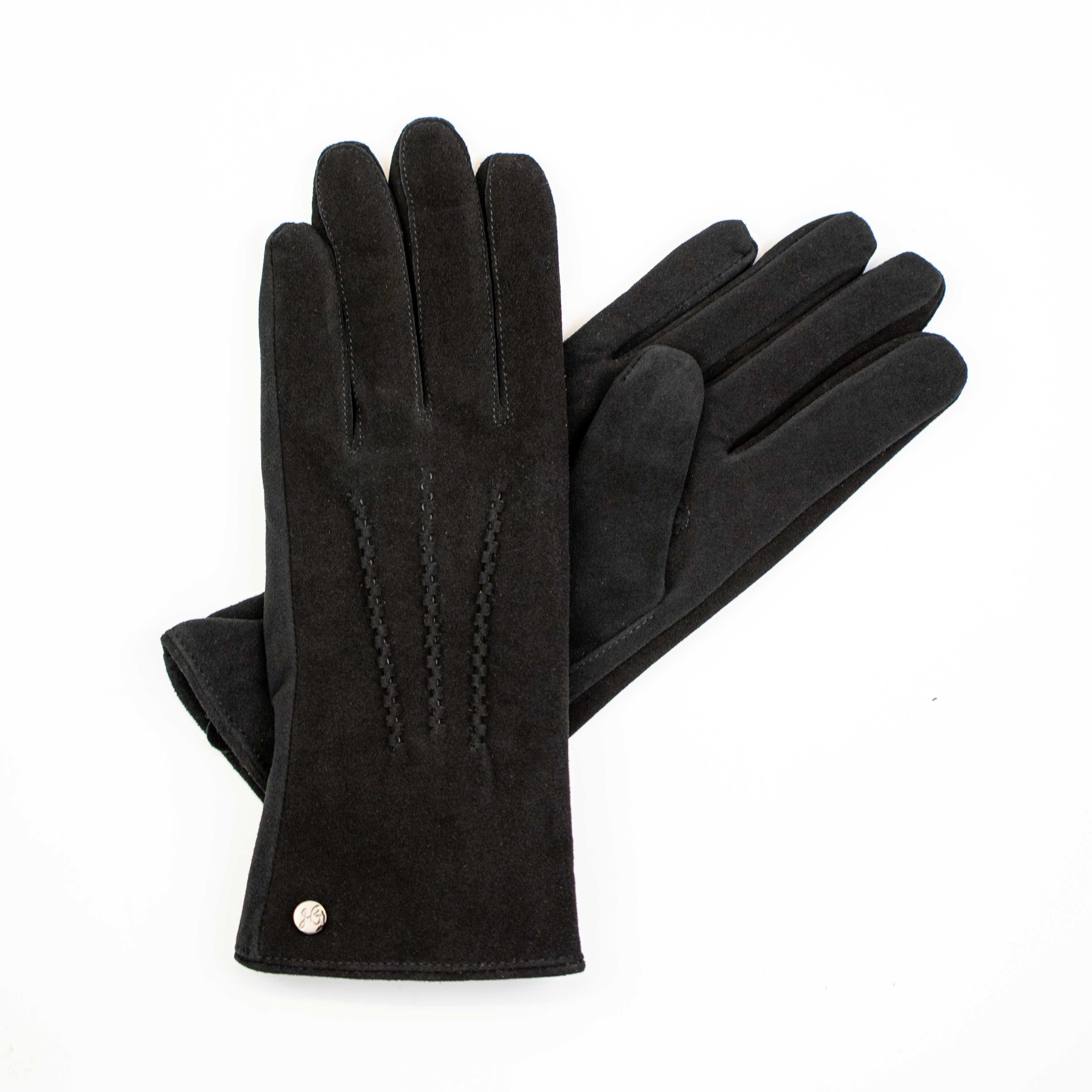 Hand Gewand by Weikert Lederhandschuhe LEYLA – Lamm-Velour-Lederhandschuhe günstig online kaufen
