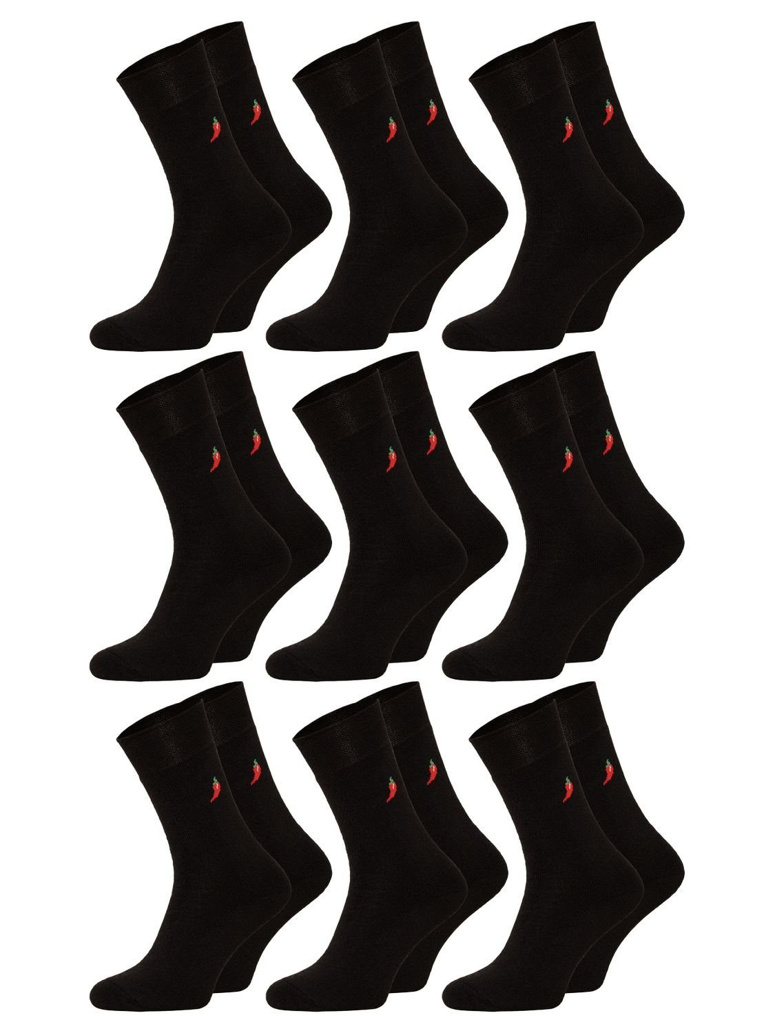 Chili Lifestyle Strümpfe Thermo Chili Socken, 9 Paar, für Herren und Damen, Wintersocken, Ski