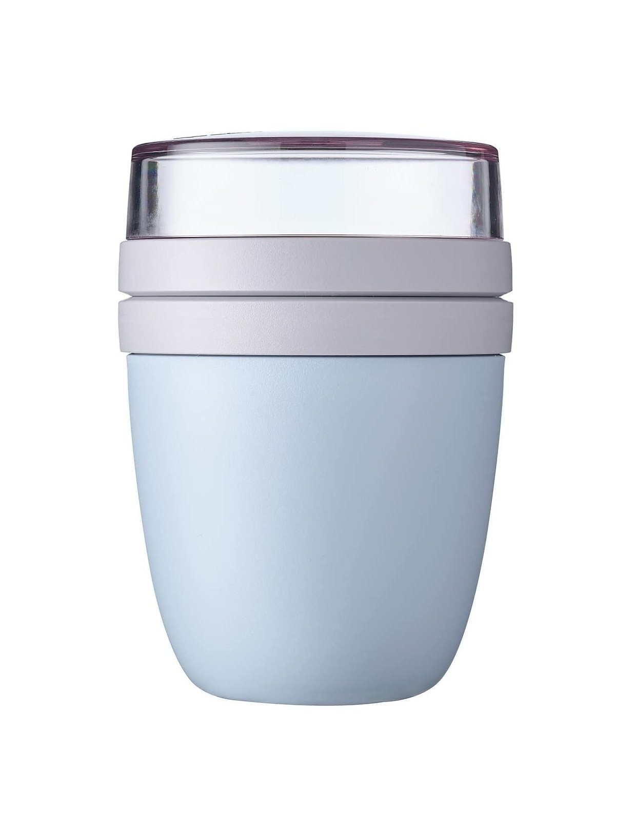 Mepal Lunchbox Lunchpot Ellipse Mini Old Nordic Blue, Polypropylen (PP), PCTG, Joghurtbecher Geeignet für Tiefkühler