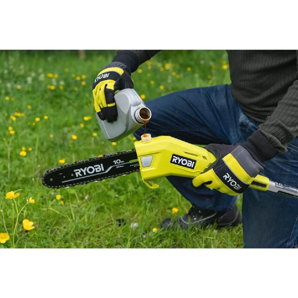 RYOBI Akku-Hochentaster Akku-Hochentaster MAX POWER 36 V, Astsäge ohne Akku, RY36PP25A-0