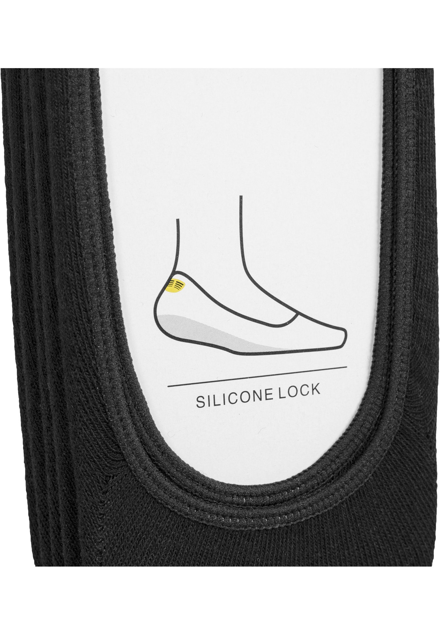URBAN CLASSICS Freizeitsocken Socks black Accessoires 5-Pack Invisible (1-Paar)