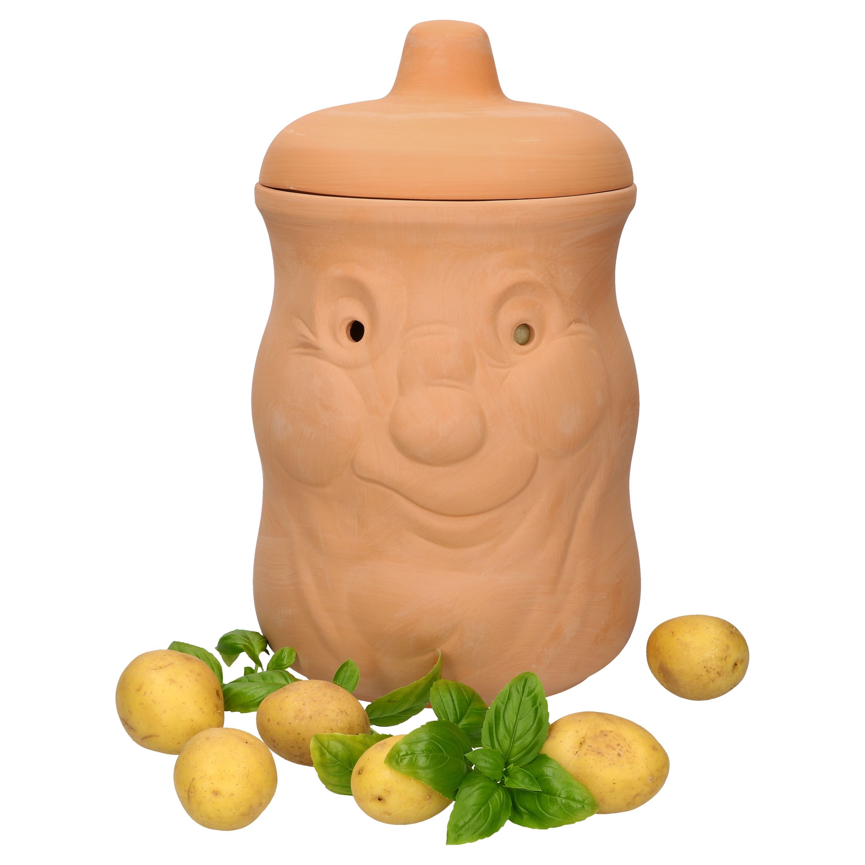 MamboCat Vorratsglas Kartoffeltopf Karl Terrakotta, Steingut