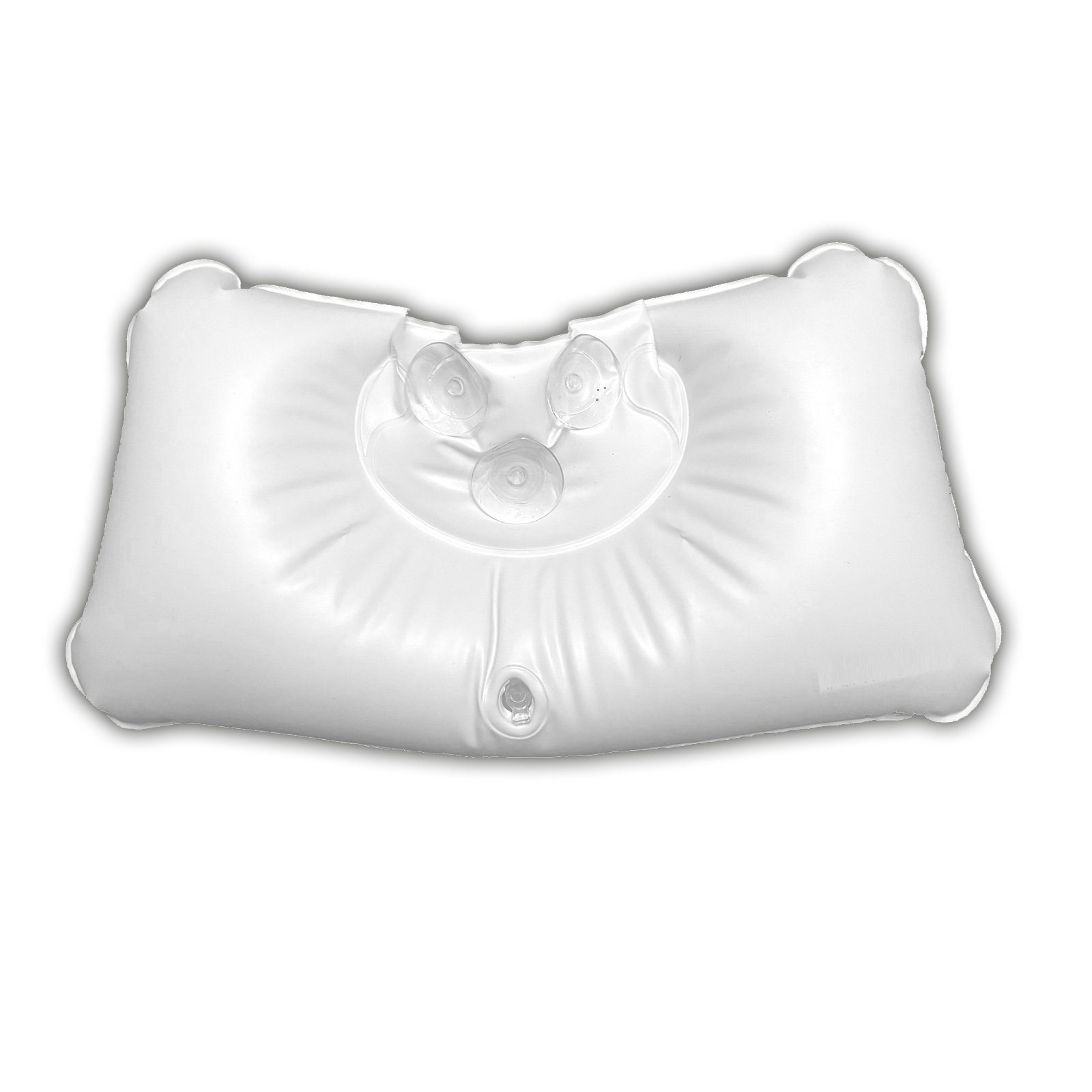 HAC24 Badewannenkissen Badewanne Nackenkissen Badekissen Kopfstütze Wannenkissen, 1-tlg., Aufblasbar mit Saugnäpfen 47 x 24,7 cm
