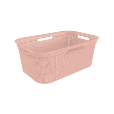 ROTHO Wäschekorb »Brisen Wäschekorb 40l mit 4 Griffen, Kunststoff (PP) BPA-frei«, Löcher an den Seiten ermöglicht Luftzirkulation innerhalb der Wäschebox