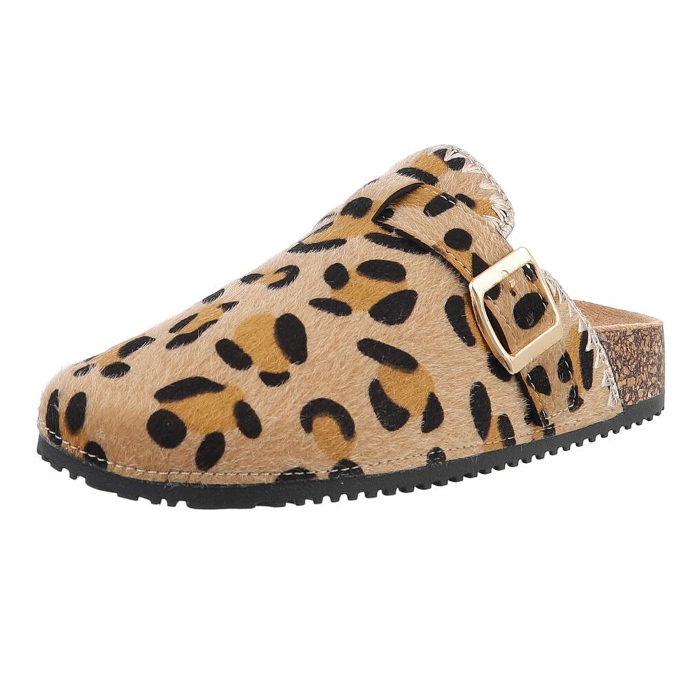 Ital-Design Damen Mules Freizeit Pantolette (88930307) Flach Pantoletten in günstig online kaufen