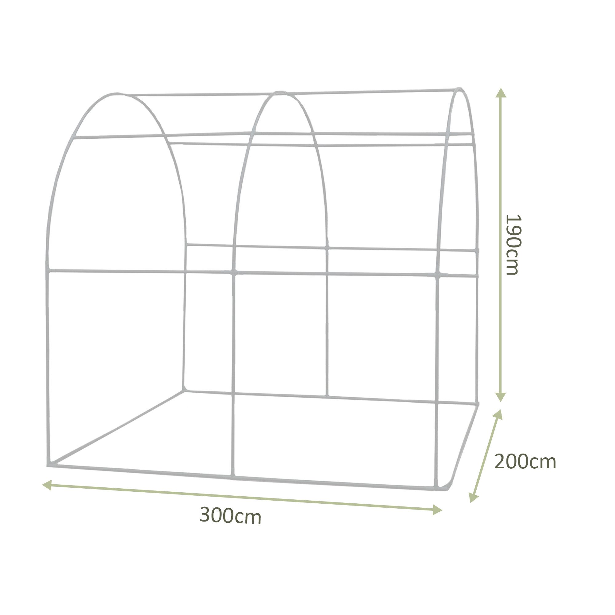NATIV Foliengewächshaus Tomatenhaus mit...