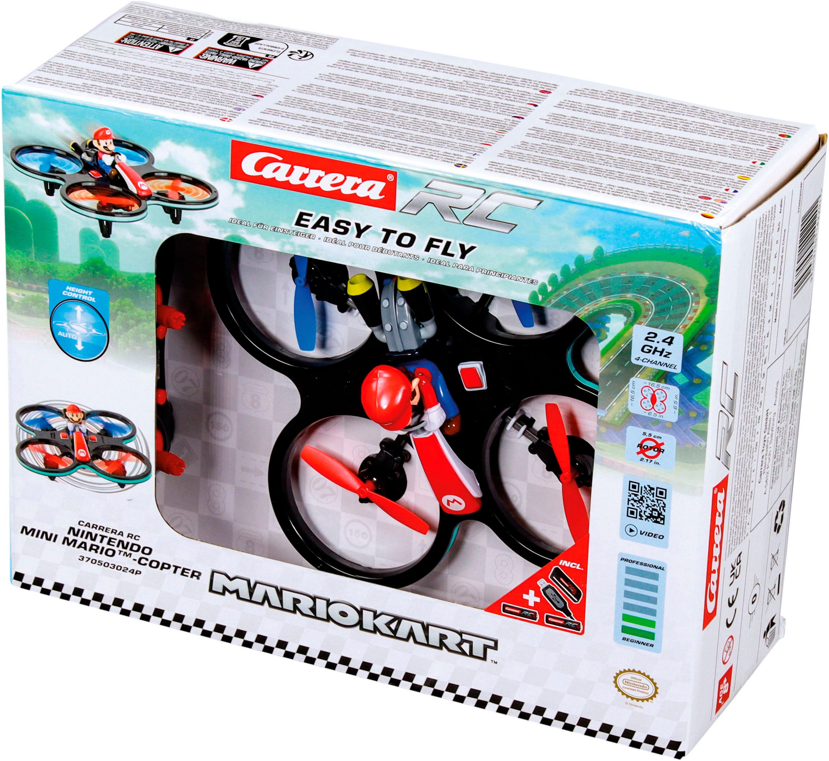 Carrera® RC-Quadrocopter Carrera® RC, Mini RC Mario-Copter, 2,4 GHz