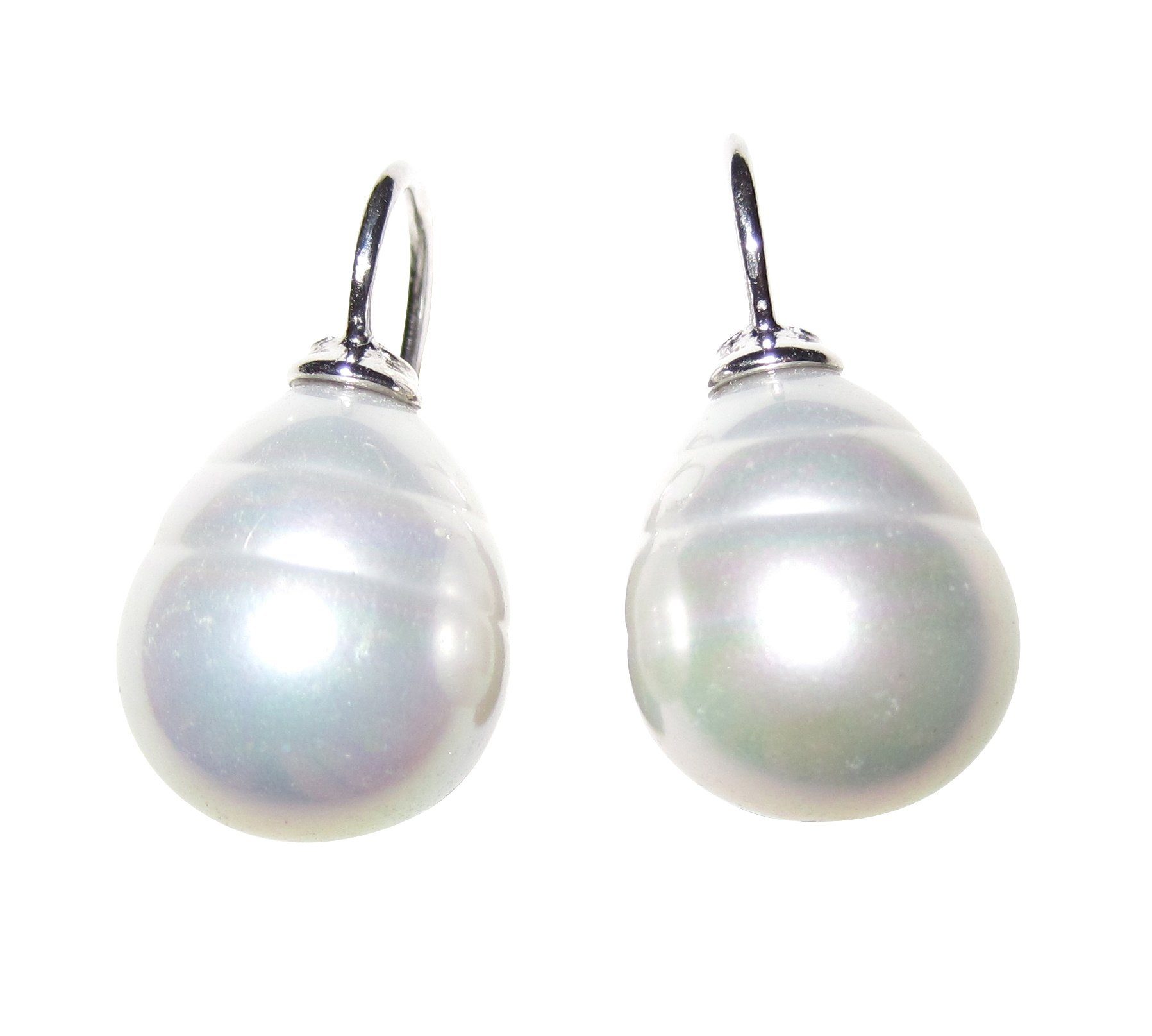 Perlenohrringe Erica weiß Sterlingsilber hübscher Klassiker sehr zeitlos