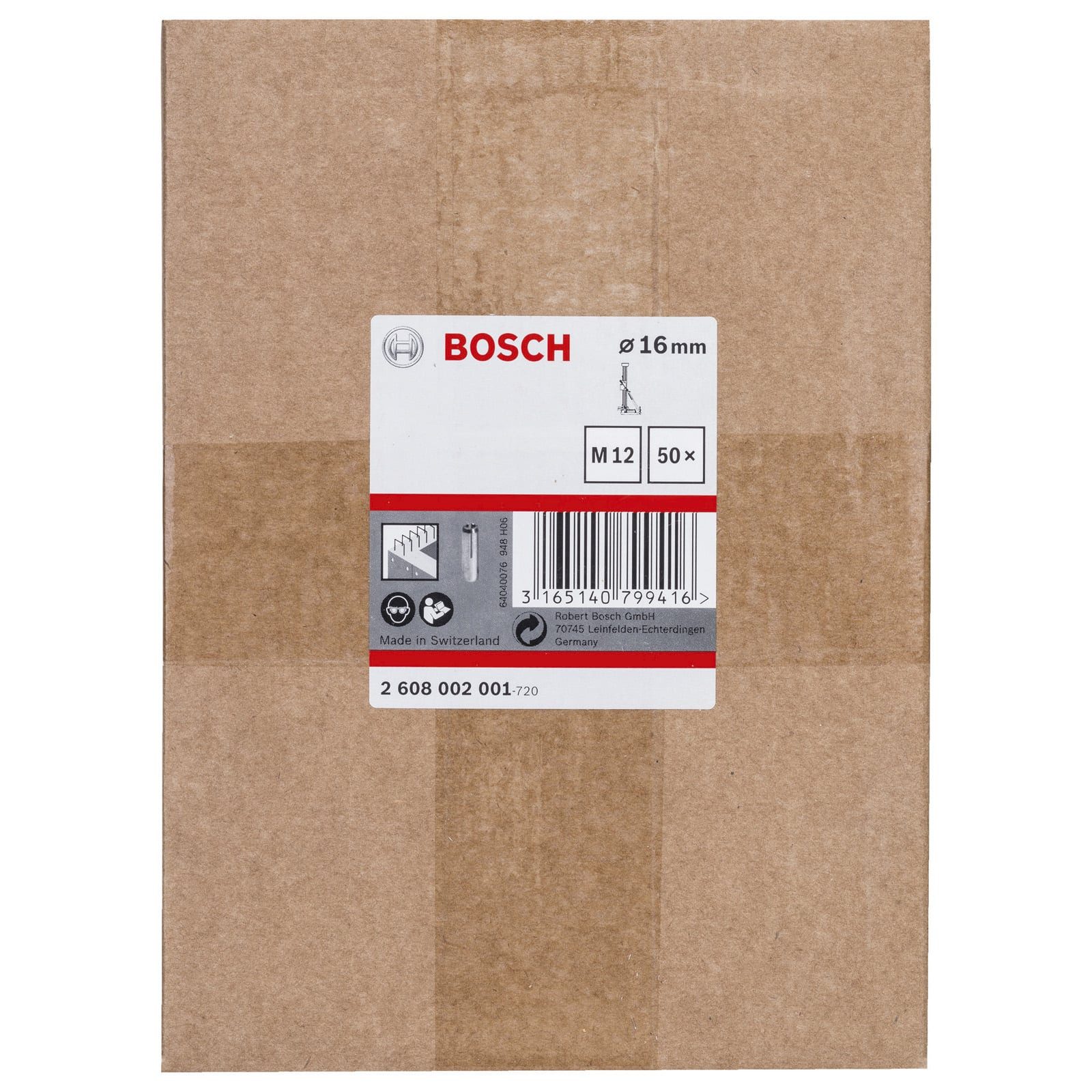 BOSCH Befestigungsanker Bosch Dübel-Set 50tlg. 16 mm - 2608002001