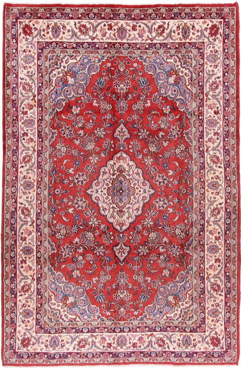Orientteppich Hamadan Sherkat 221x326 Handgeknüpfter Orientteppich / Perserteppich, Nain Trading, rechteckig, Höhe: 8 mm